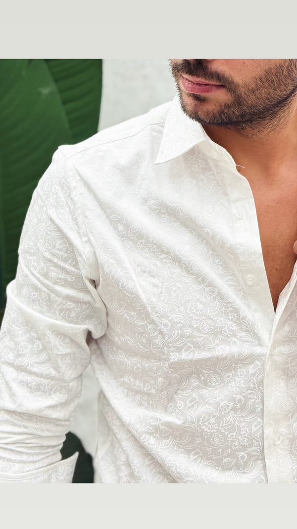 Camicia Sartoriale Ricamata