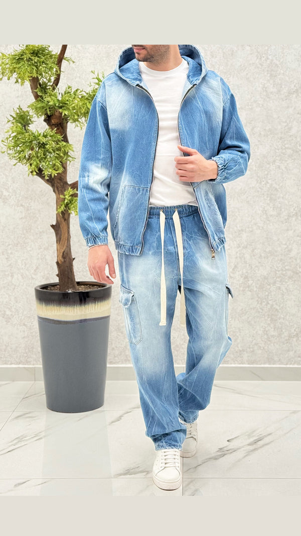 Coordinato Jeans Zip Barcellona