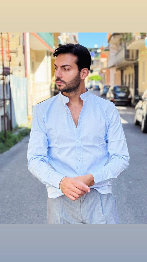Camicia sartoriale Collo Coreano