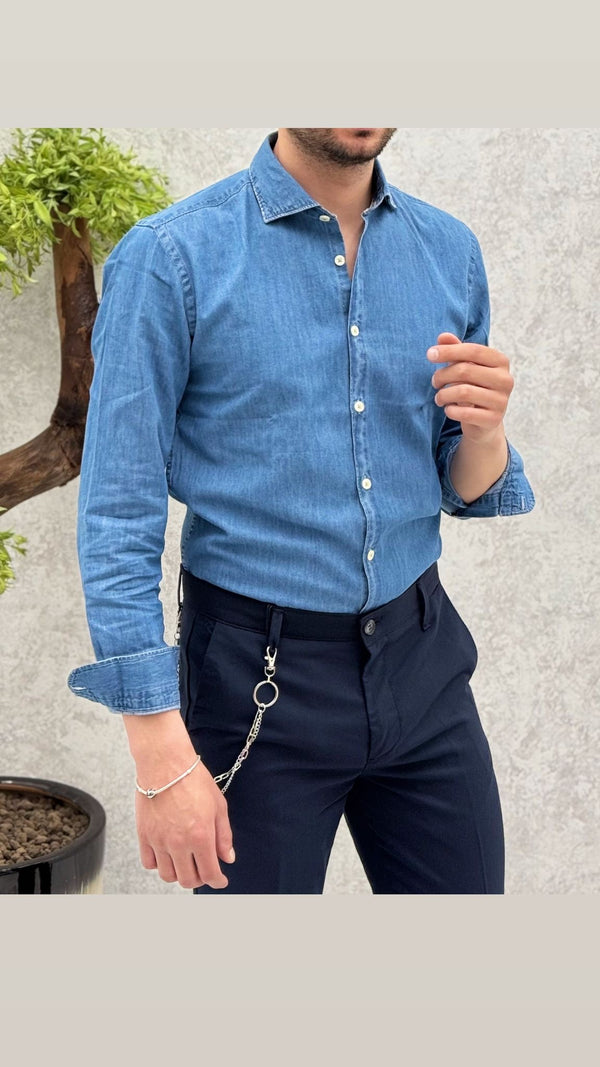 Camicia Denim Premium