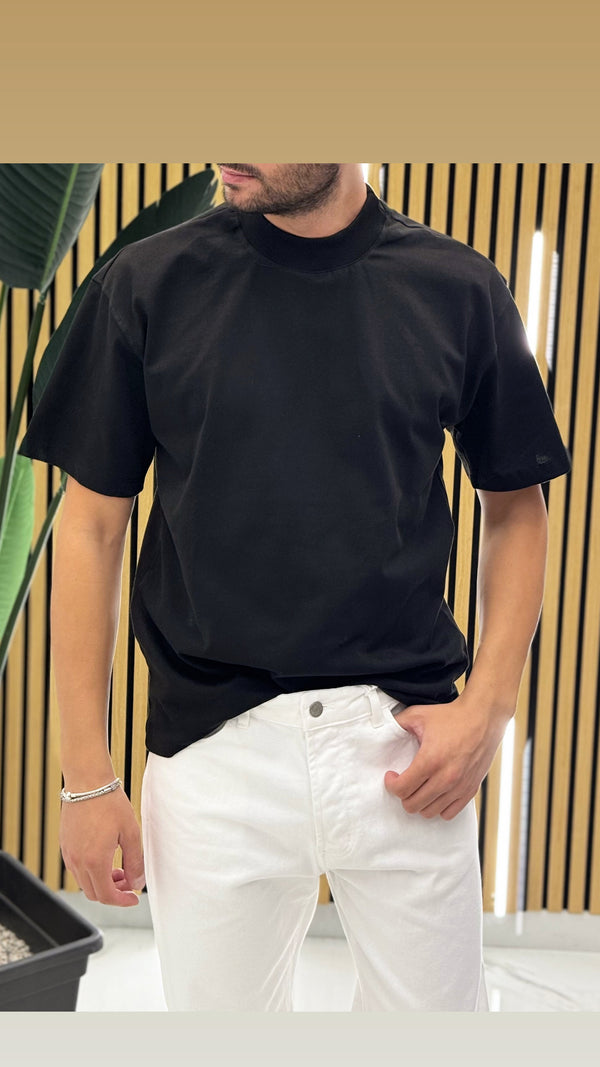 T-shirt doppia mezzo collo