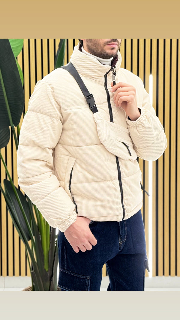Bomber costine velluto