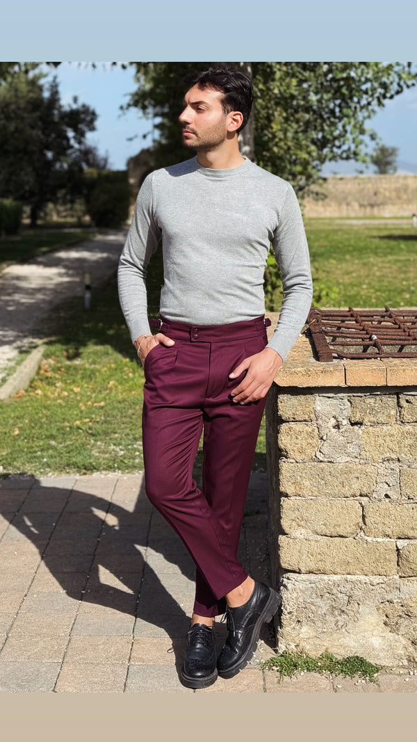 Pantalone sartoriale vita alta Dexter