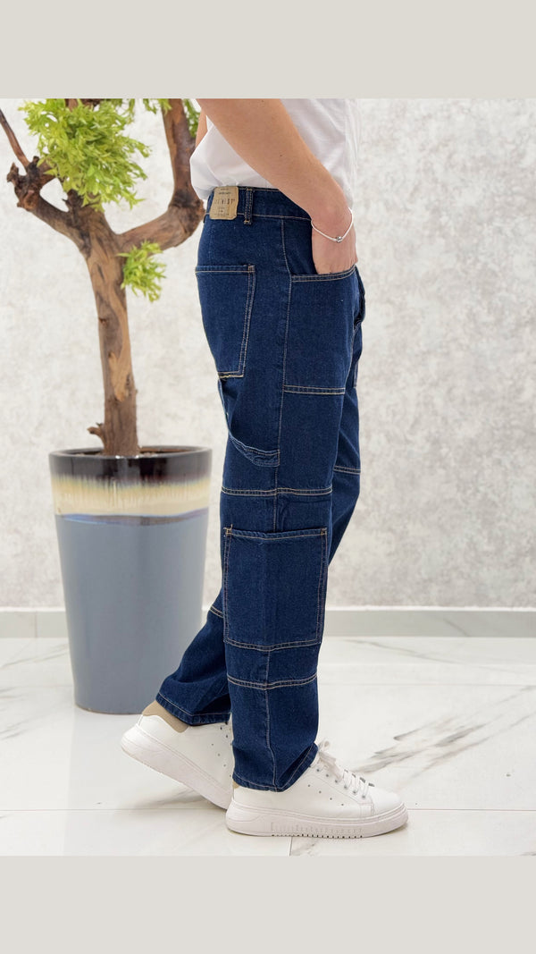 Cargo Premium Fondo Largo Blue