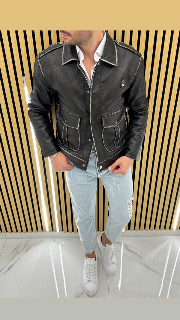 Giubbotto Pelle Vintage