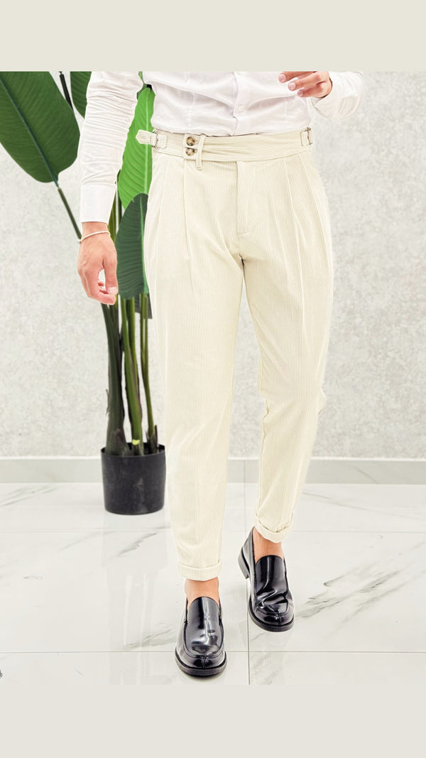 Pantalone Velluto Vita Alta Valdez