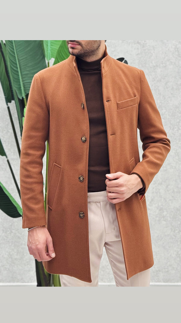 Cappotto Sartoriale Collo Coreano