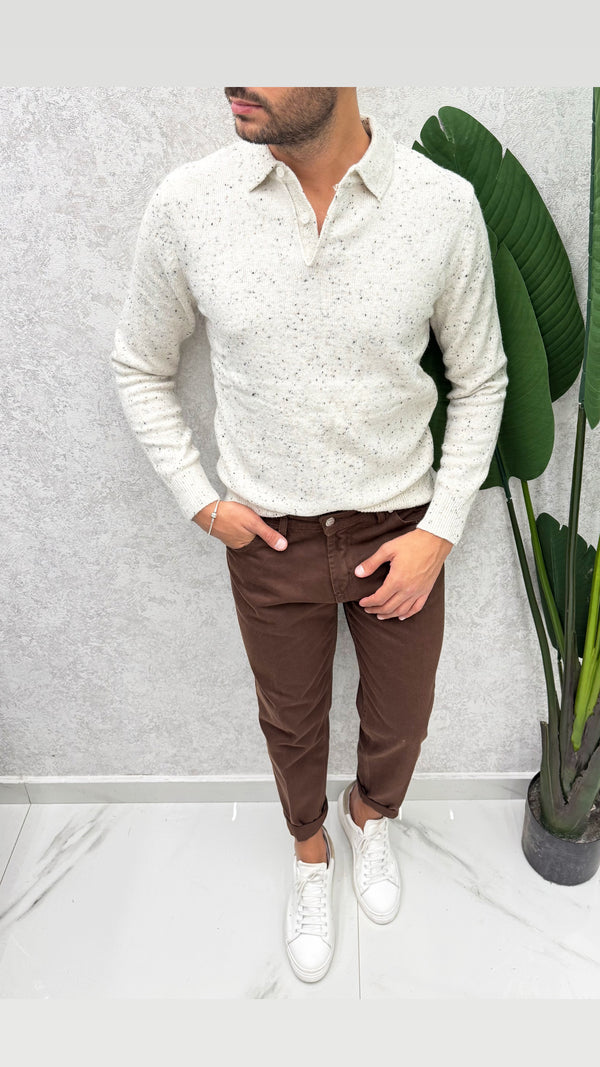 Polo Lana Puntellata