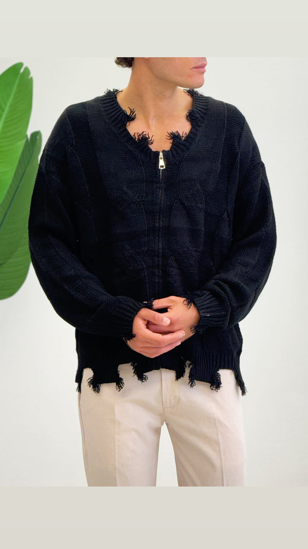 Cardigan Mod Felpa V
