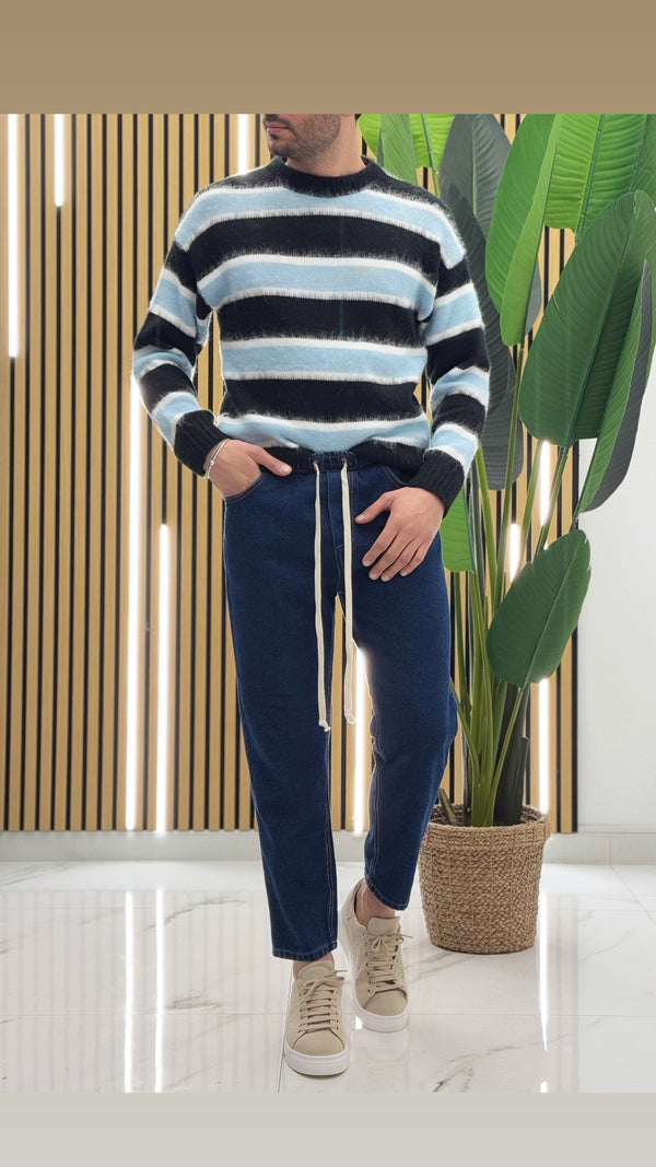 Maglione Peloso Righe