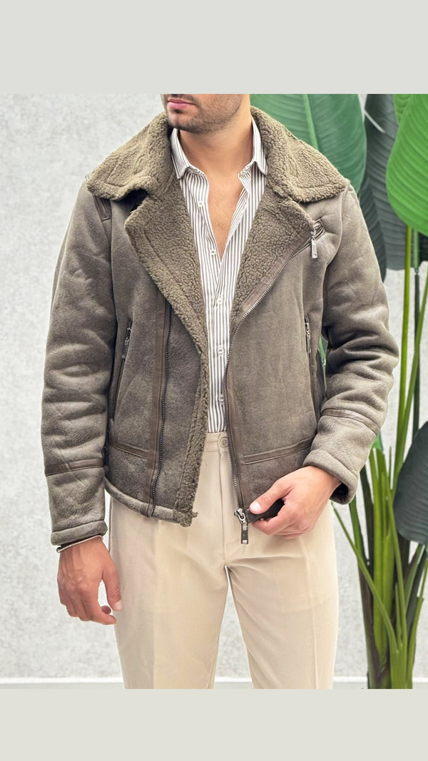 Montone doppiopetto Pelliccia